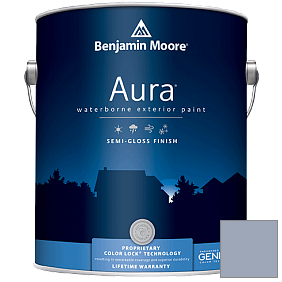 Краска Aura Waterborne Exterior Semi-Gloss Finish (632) цвет 1439 Yukon Sky