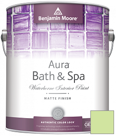 Краска Benjamin Moore Aura Bath & Spa Interior Paint Matte Finish (532) цвет 2031-50 Key Lime