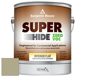Benjamin Moore 355 Super Hide Zero Voc Interior Flat краска цвет AF-400 
