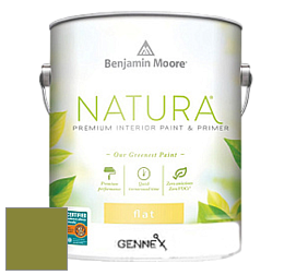 Benjamin Moore 514 Natura Interior Semi-Gloss Finish краска цвет 2146-10 Dark Celery