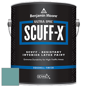 Benjamin Moore 485 Ultra Spec SCUFF-X Interior Eggshell Finish краска цвет 2051-40 Majestic Blue