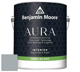 Benjamin Moore Aura 528 Waterborne Interior Semi-gloss Finish краска цвет NCS S 3005-B 