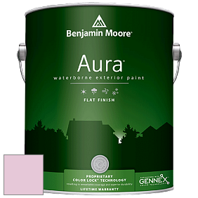 Benjamin Moore Aura 629 Waterborne Exterior Flat Finish краска цвет 2085-60 Pink Petals