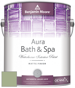 Benjamin Moore Aura 532 Bath & Spa Waterborne Interior Paint Matte Finish краска цвет AF-450 