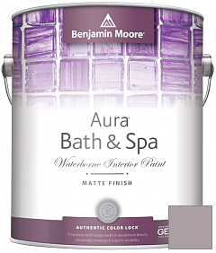 Краска Benjamin Moore Aura Bath & Spa Interior Paint Matte Finish (532) цвет 2113-50 Mauve Desert