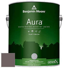 Benjamin Moore Aura 629 Waterborne Exterior Flat Finish краска цвет 2115-30 Amazon Soil