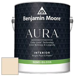 Benjamin Moore Aura 528 Waterborne Interior Semi-gloss Finish краска цвет 2165-60 Durango Dust