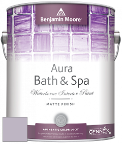 Benjamin Moore Aura 532 Bath & Spa Waterborne Interior Paint Matte Finish краска цвет 2116-50 African Violet