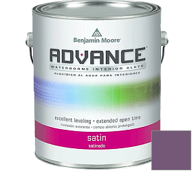 Краска Benjamin Moore 792. Advance Interior Paint-Satin эмаль цвет 2073-30 Passion Plum