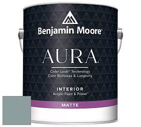 Benjamin Moore Aura 522 Interior Paint - Matte краска цвет 2123-30 Sea Star