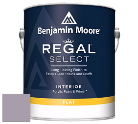 Benjamin Moore 547 Regal Select Waterborne Interior Flat Finish краска цвет AF-595 