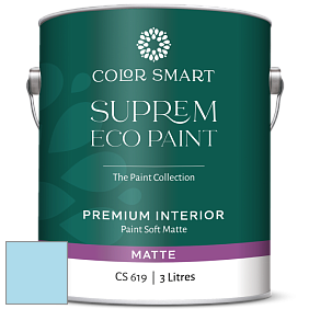 COLOR SMART CS 619 SUPREM ECO PAINT матовая краска цвет 2060-60 Turquoise Haze