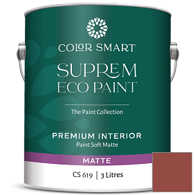 Краска COLOR SMART CS 619 SUPREM ECO PAINT матовая краска цвет 2090-20 Rich Chestnut