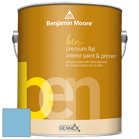 Benjamin Moore Ben W625 Premium Interior Latex Flat краска цвет 2061-50 Tidal Wave
