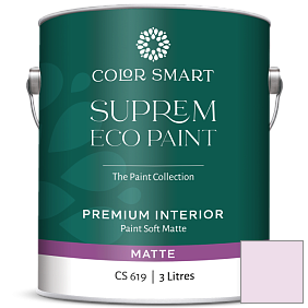 Краска COLOR SMART CS 619 SUPREM ECO PAINT матовая краска цвет 2075-70 Charming Pink