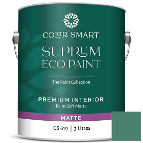 Краска COLOR SMART CS 619 SUPREM ECO PAINT матовая краска цвет 650 Highlands Green