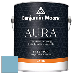 Benjamin Moore Aura 526 Waterborne Interior Satin Finish покрытие цвет NCS S 2030-B 