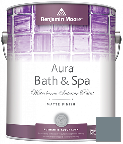 Краска Benjamin Moore Aura Bath & Spa Interior Paint Matte Finish (532) цвет AF-555 