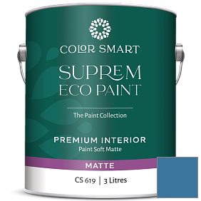 Краска COLOR SMART CS 619 SUPREM ECO PAINT матовая краска цвет 811 Old Glory