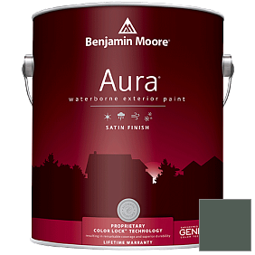 Краска Aura Waterborne Exterior Satin Finish (631) цвет 707 Calico Blue