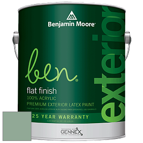 Benjamin Moore Ben 541 Waterborne Exterior Flat Finish краска цвет HC-132 BM HC-132
