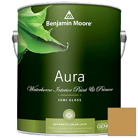 Краска Aura Waterborne Interior Semi-gloss Finish (528) цвет 217 Antique Bronze