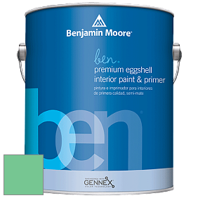 Benjamin Moore Ben W626 Premium Interior Latex Eggshell краска цвет 2037-40 Adam Green