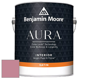 Benjamin Moore Aura 526 Waterborne Interior Satin Finish покрытие цвет 1272 Princess