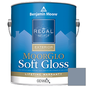 Краска Regal Select Exterior Paint-Moor GloSoft Gloss Finish (W096) цвет 2128-40 Oxford Gray