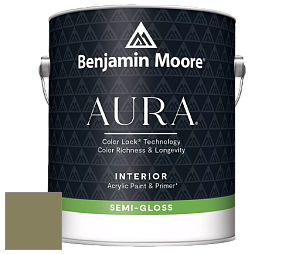 Benjamin Moore Aura 528 Waterborne Interior Semi-gloss Finish краска цвет 483 Home on the Range