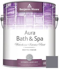 Краска Benjamin Moore Aura Bath & Spa Interior Paint Matte Finish (532) цвет AF-590 