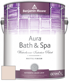 Benjamin Moore Aura 532 Bath & Spa Waterborne Interior Paint Matte Finish краска цвет AF-250 
