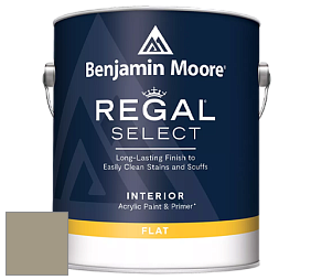 Benjamin Moore 547 Regal Select Waterborne Interior Flat Finish краска цвет RAL 1035 