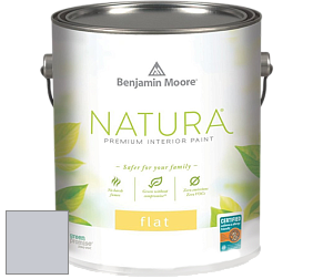 Benjamin Moore 512 Natura Interior Flat Finish матовая краска цвет 2118-60 Misty Memories