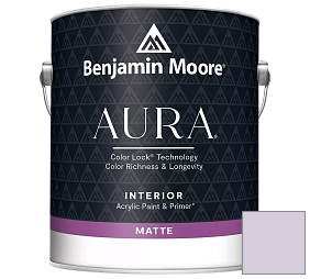 Краска Benjamin Moore Aura Interior Paint - Matte (522) цвет 1388 Spring Lilac