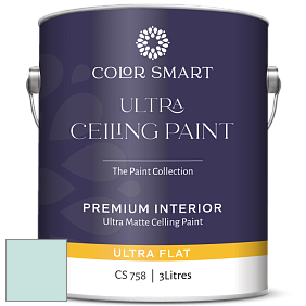 COLOR SMART CS 758 ULTRA CEILING PAINT ультраматовая краска цвет 2050-60 Arctic Blue