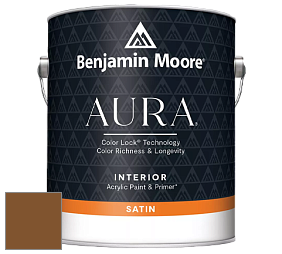 Benjamin Moore Aura 526 Waterborne Interior Satin Finish покрытие цвет RAL 8003 