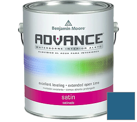 Краска Benjamin Moore 792. Advance Interior Paint-Satin эмаль цвет 2060-20 California Blue