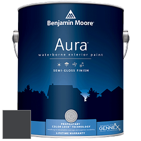 Benjamin Moore Aura 632 Waterborne Exterior Semi-Gloss Finish краска цвет 2129-10 Midnight Dream