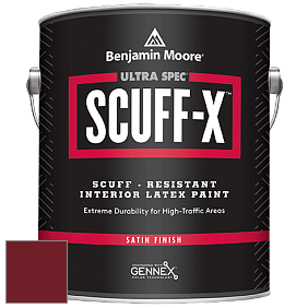 Benjamin Moore 486 Ultra Spec SCUFF-X Interior Satin Finish краска цвет RAL 3004 
