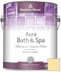 Краска Benjamin Moore Aura Bath & Spa Interior Paint Matte Finish (532) цвет 352 Sun City