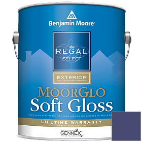 Краска Regal Select Exterior Paint-Moor GloSoft Gloss Finish (W096) цвет 2068-20 Grape Gum