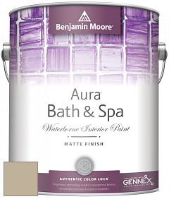 Benjamin Moore Aura 532 Bath & Spa Waterborne Interior Paint Matte Finish краска цвет AF-390 