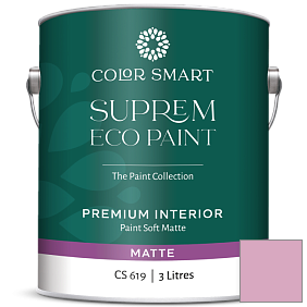 Краска COLOR SMART CS 619 SUPREM ECO PAINT матовая краска цвет 2085-50 Strawberry