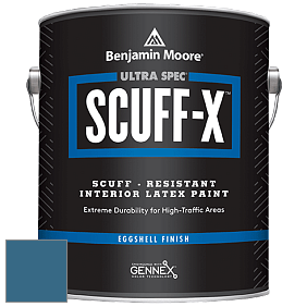 Benjamin Moore 485 Ultra Spec SCUFF-X Interior Eggshell Finish краска цвет 2061-30 Bermuda Blue