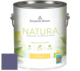Benjamin Moore 512 Natura Interior Flat Finish матовая краска цвет NCS S 5030-R60B 