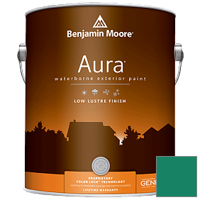 Краска Aura Waterborne Exterior Low Lustre Finish (634) цвет 2046-20 Garden Green