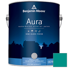 Краска Aura Waterborne Exterior Semi-Gloss Finish (632) цвет 665 Gulf Shores