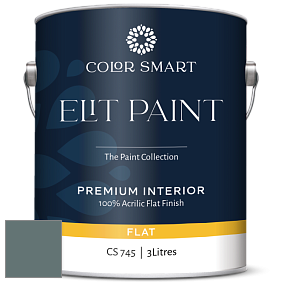 COLOR SMART CS 745 ELIT PAINT глубокоматовая моющаяся краска цвет NCS S 6010-B50G 