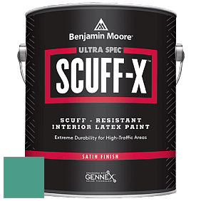Benjamin Moore 486 Ultra Spec SCUFF-X Interior Satin Finish краска цвет NCS S 3040-B80G 